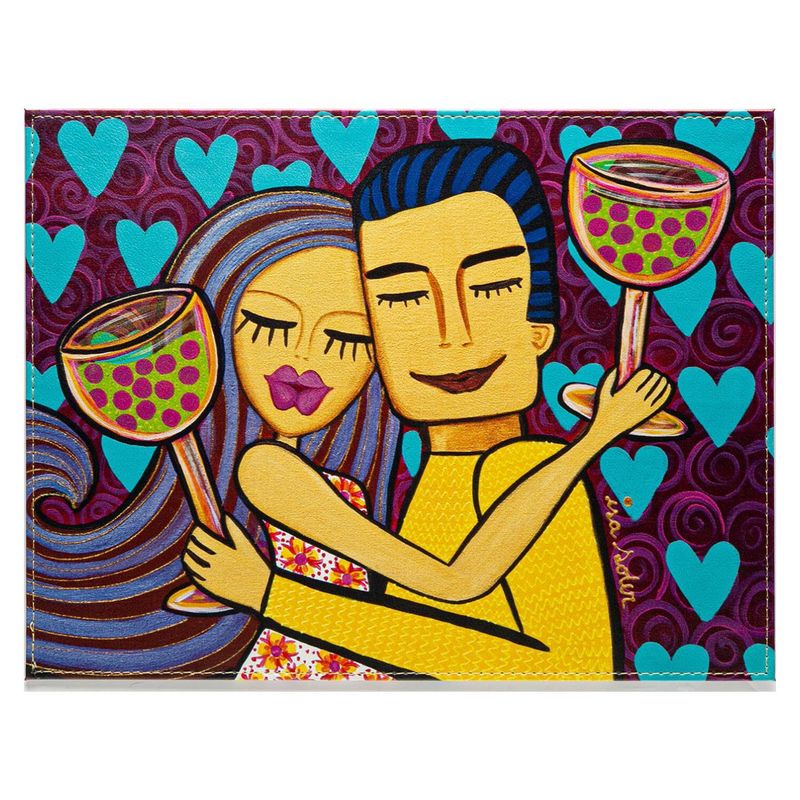 ISA SOLER - Set 4 individuales pareja copas