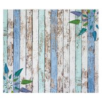 Alfombra vinilica 140 x 160 madera hojas