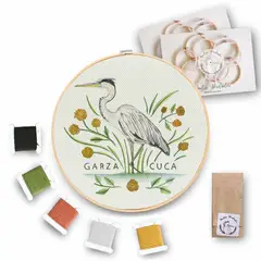 MARTIN BORDADOR - Kit de Bordado Garza Cuca