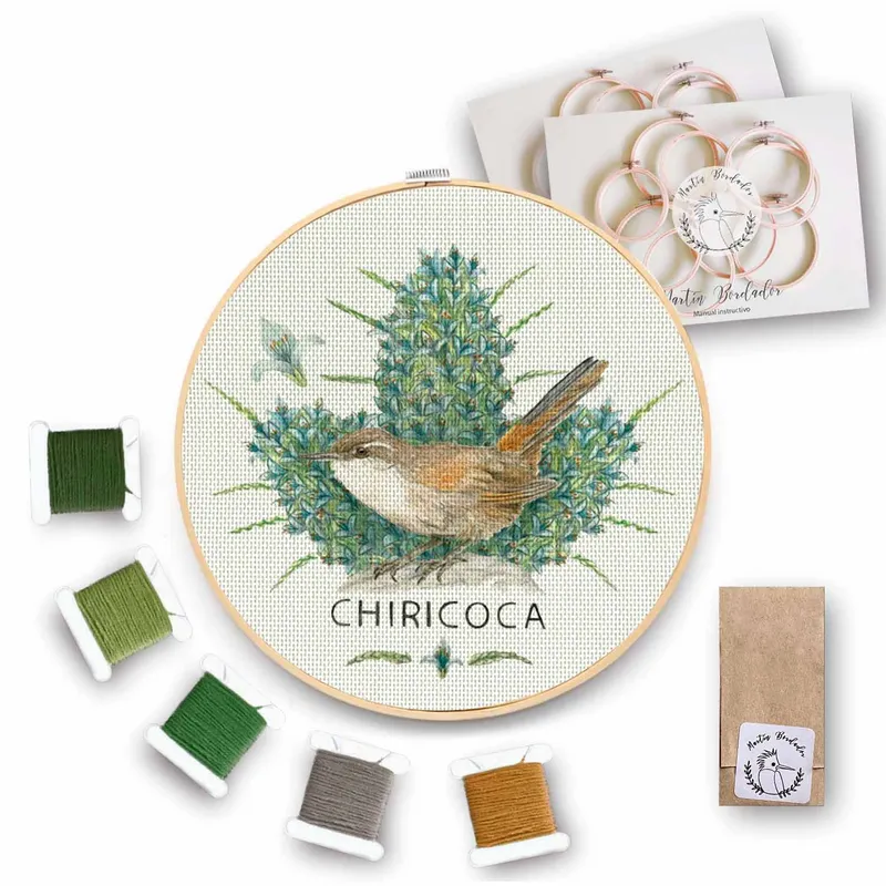 MARTIN BORDADOR - Kit de Bordado Chiricoca