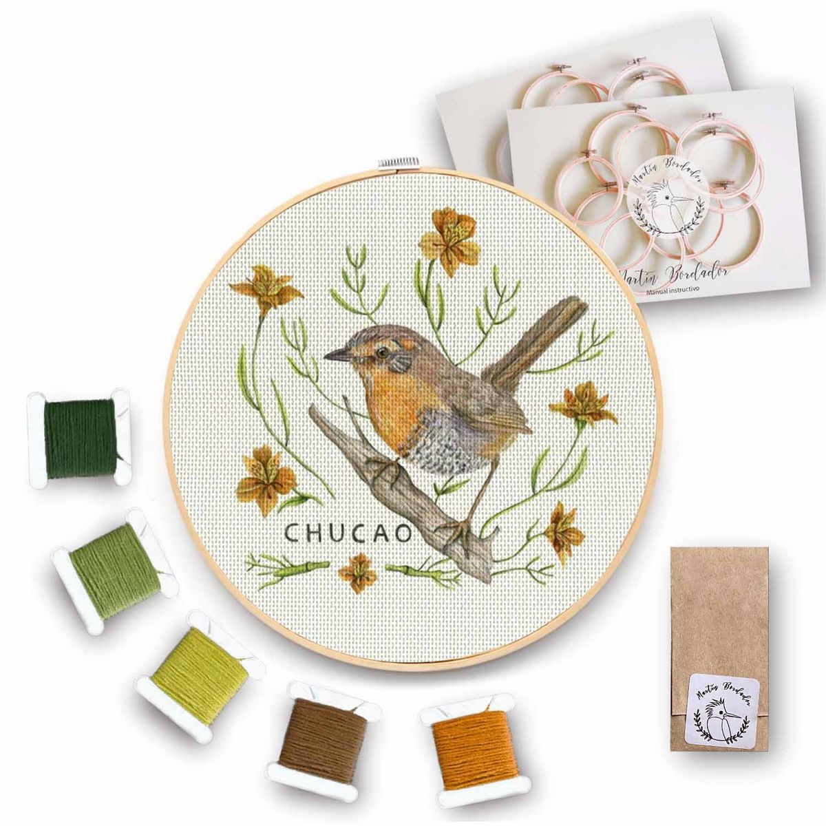 MARTIN BORDADOR - Kit de Bordado Chucao
