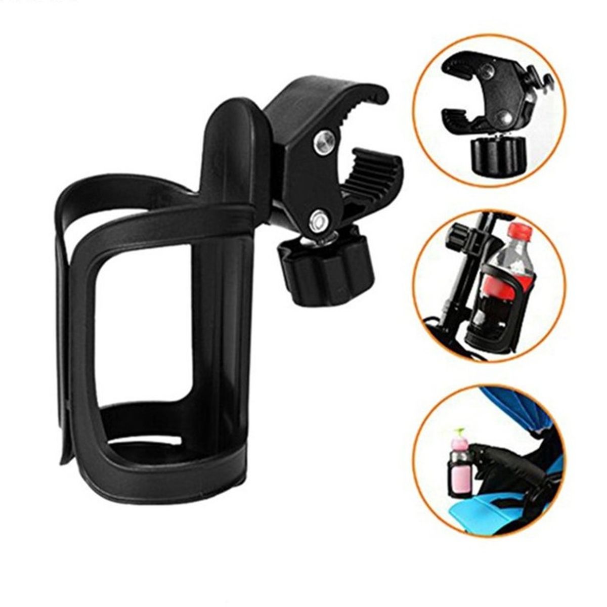 GENERICO - Porta Mamadera Soporte Porta Botellas Coche Bebe