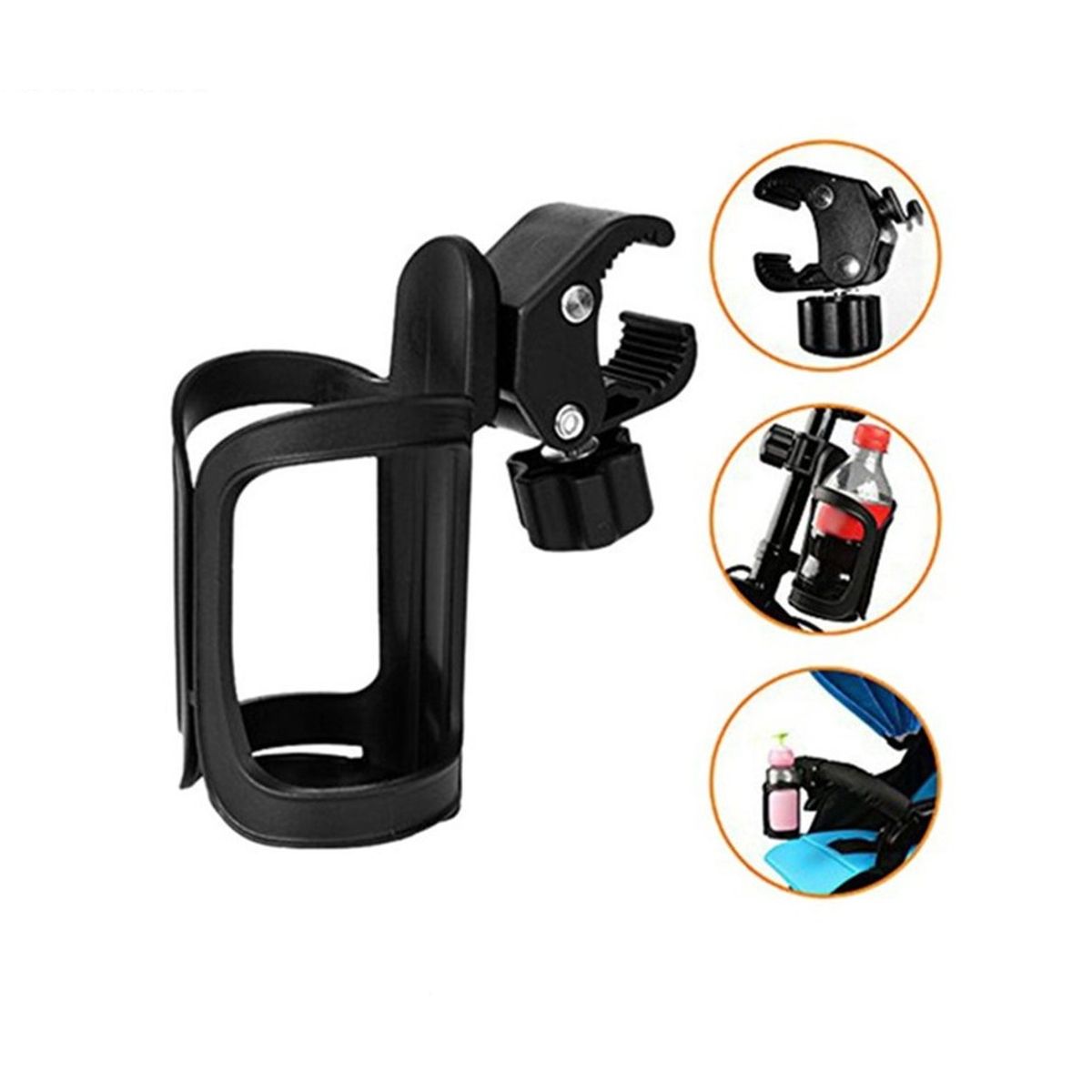 GENERICO - Porta Mamadera Soporte Porta Botellas Coche Bebe