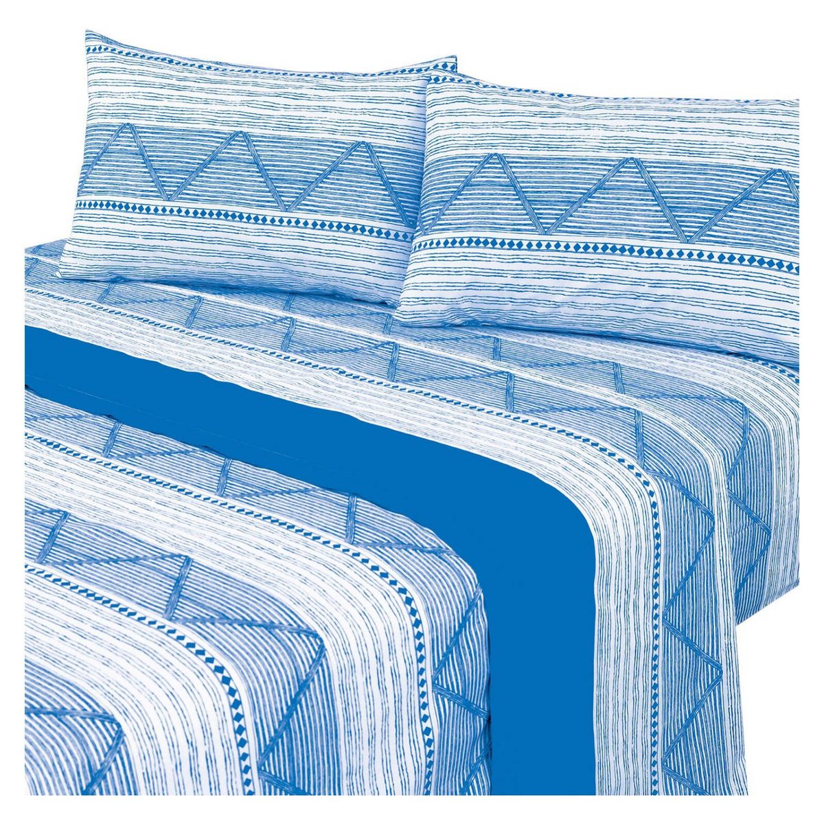 MALLORCA - Juego De Sabanas Napoli Blue King