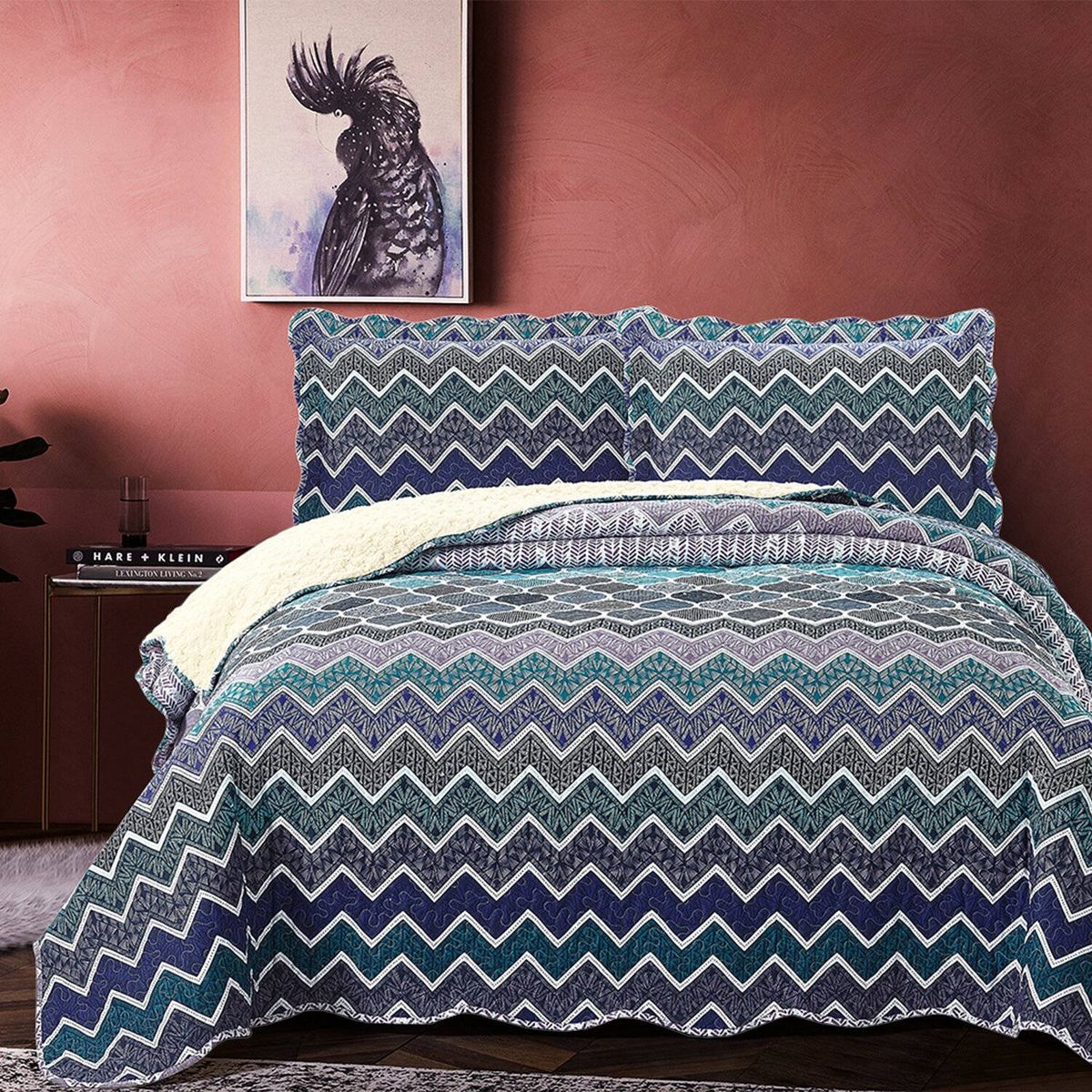 MALLORCA - Quilt Sherpa Boston Superking