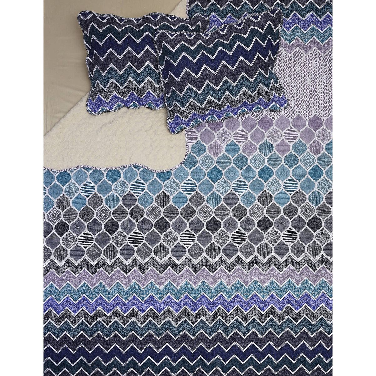 MALLORCA - Quilt Sherpa Boston Superking