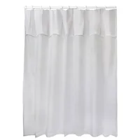 Juego de Cortina para Baño Broderie Amanda 6 Piezas Blanca