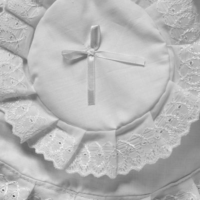 Imagen 2 del producto Juego de Cortina para Baño Broderie Amanda 6 Piezas Blanca