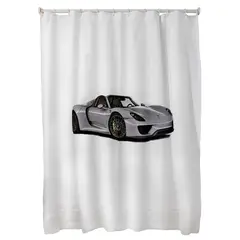 MALLORCA - Cortina para Baño Estampada Porsche