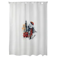 Cortina para Baño Est London Big Ben