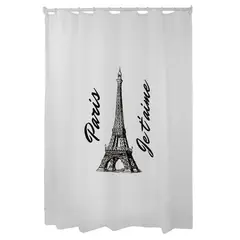MALLORCA - Cortina para Baño Estampada Eiffel Paris
