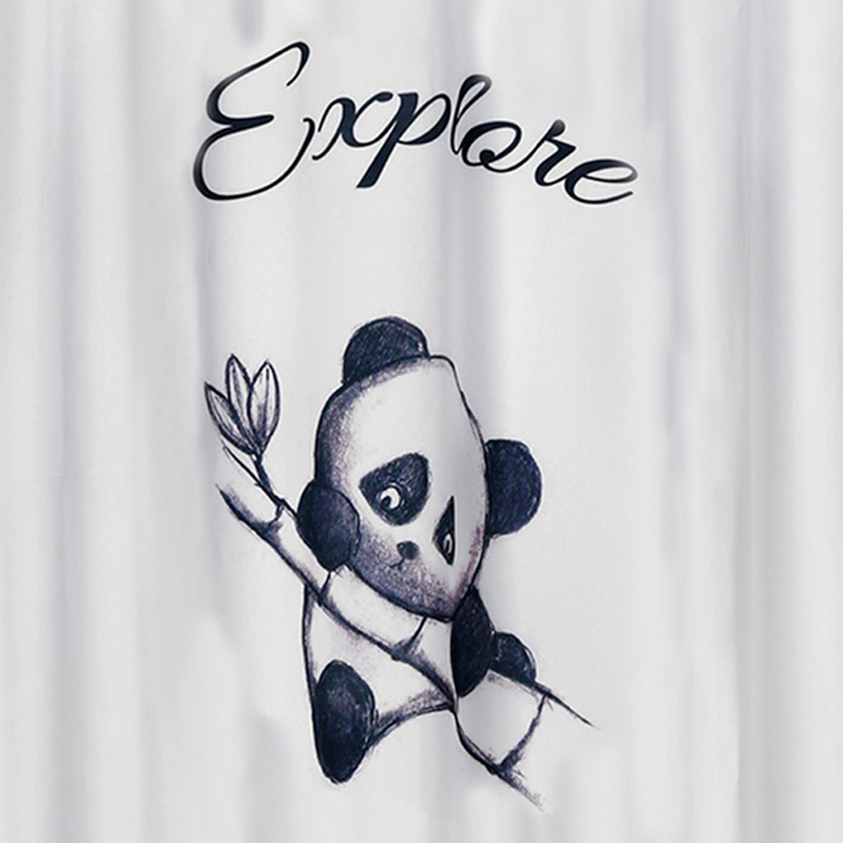 MALLORCA - Cortina para Baño Estampada Pandita