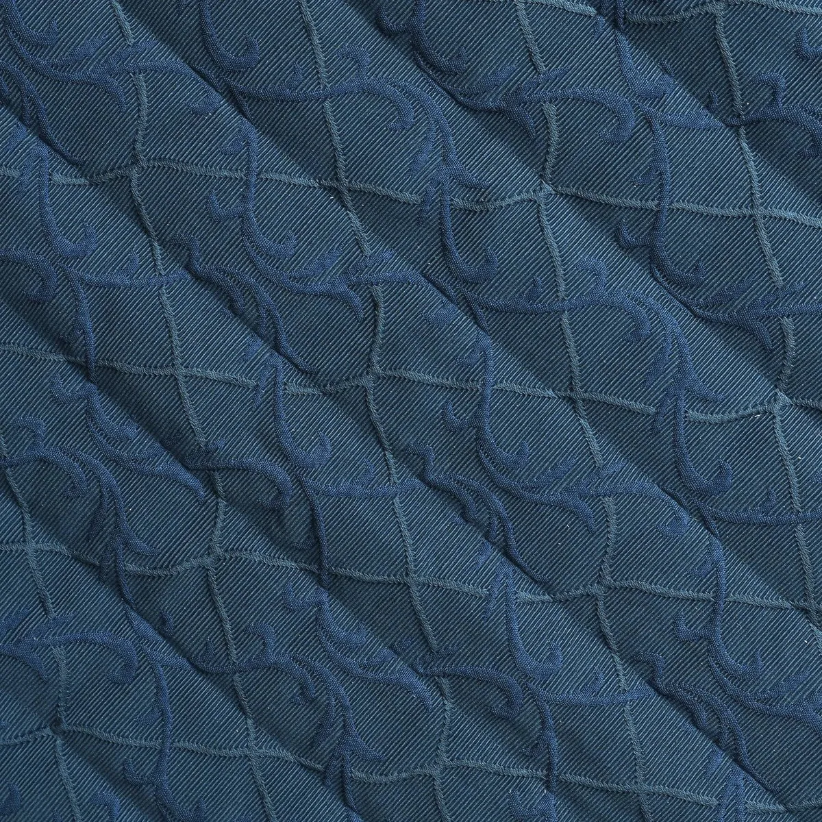 MALLORCA - Piecera Con Fundas Barroco Azul Reversible