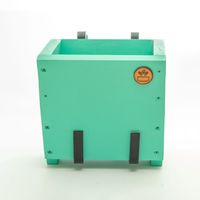 MACETERO BALCONERA DE MADERA CON GANCHOS