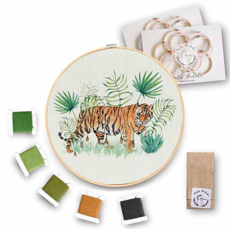 MARTIN BORDADOR - Kit de Bordado Tigre