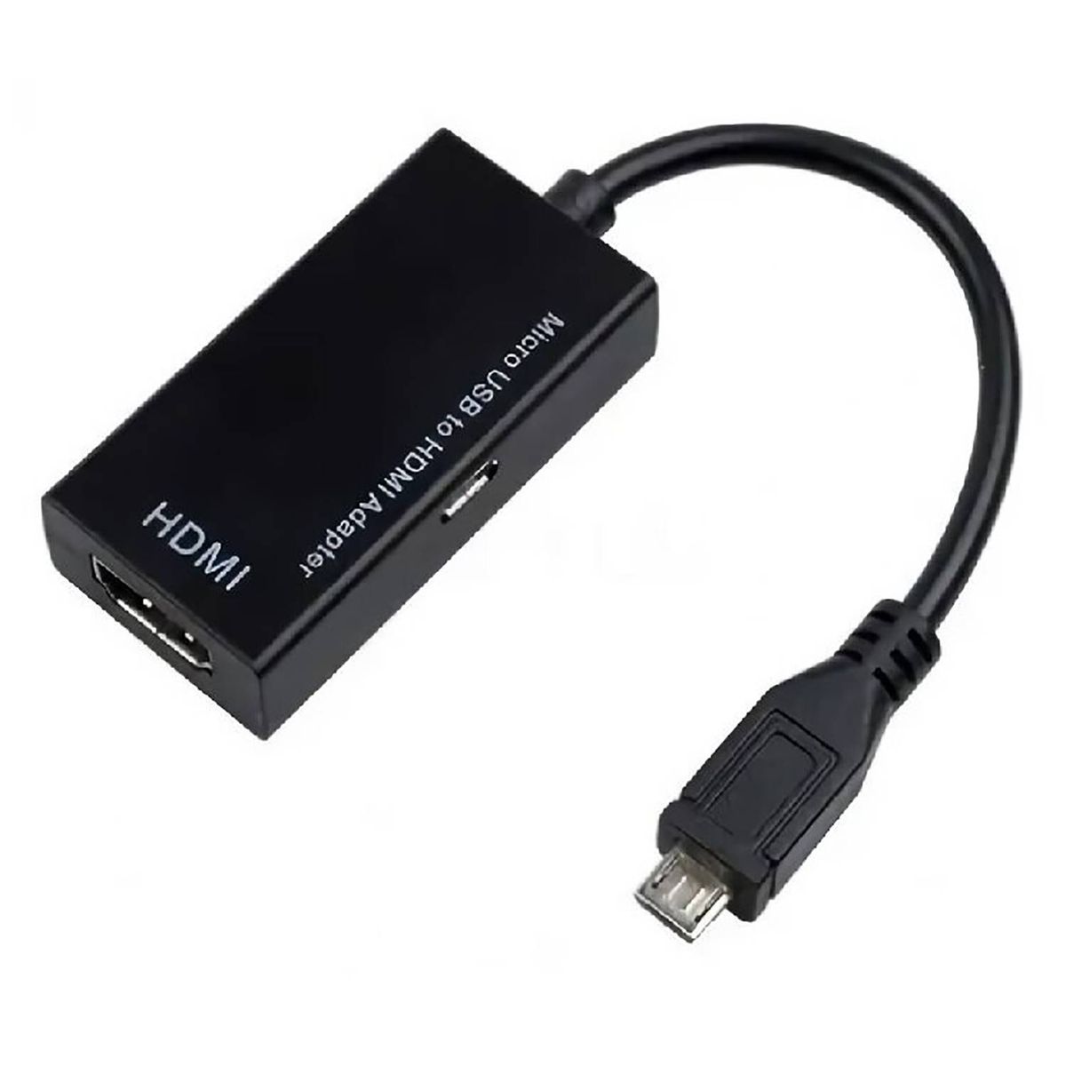 GENERICO - Cable mhl  adaptador micro usb hdmi a hdtv 1080p