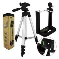 Trípode cámara celular de aluminio extensible