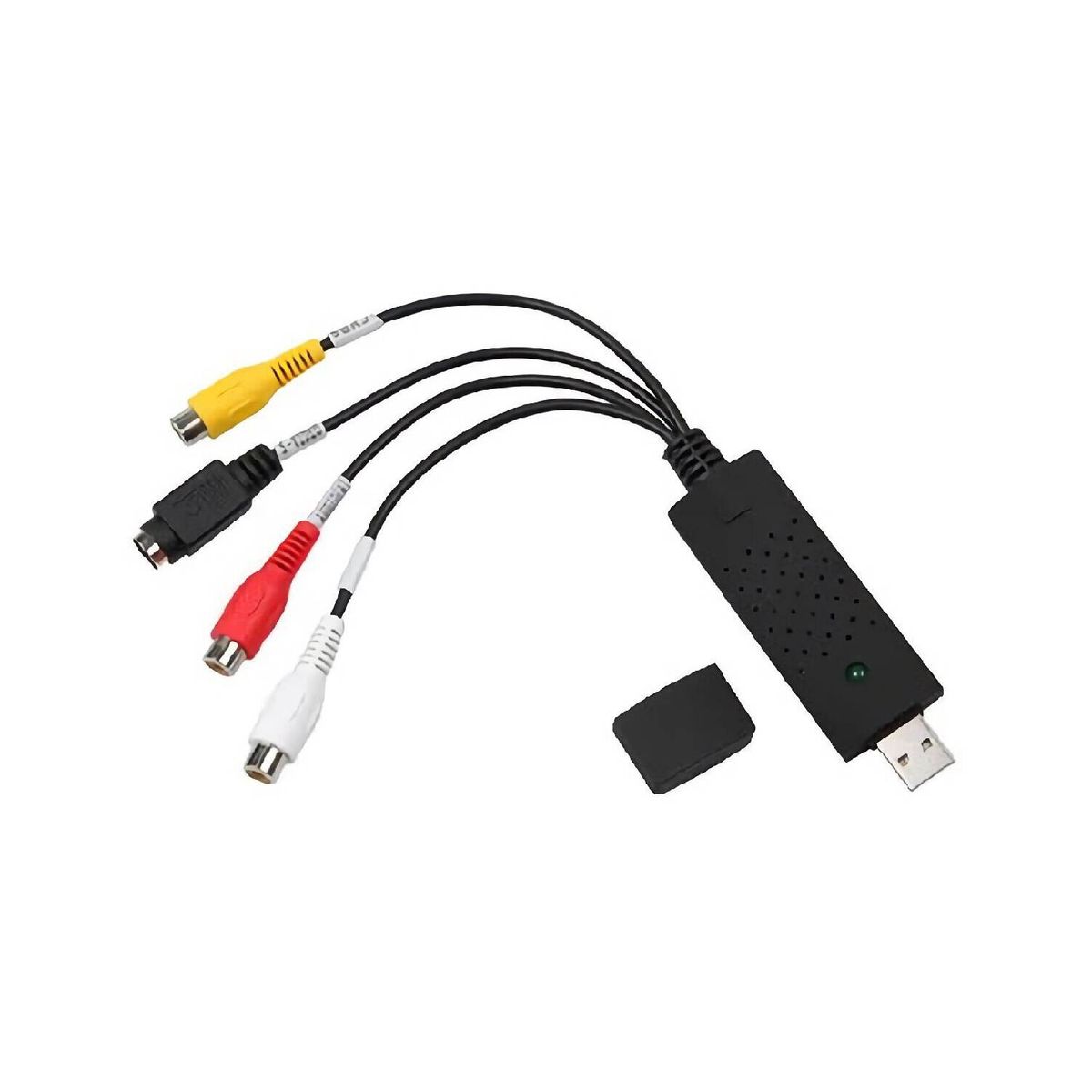 GENERICO - Capturadora audio video usb 2.0 rca av dvr pc note