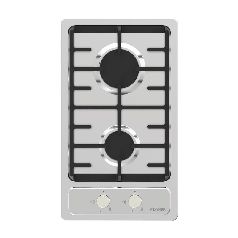 GRONER - Encimera A Gas  Gröner Inox 2Q