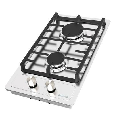 Imagen 2 del producto Encimera A Gas  Gröner Inox 2Q