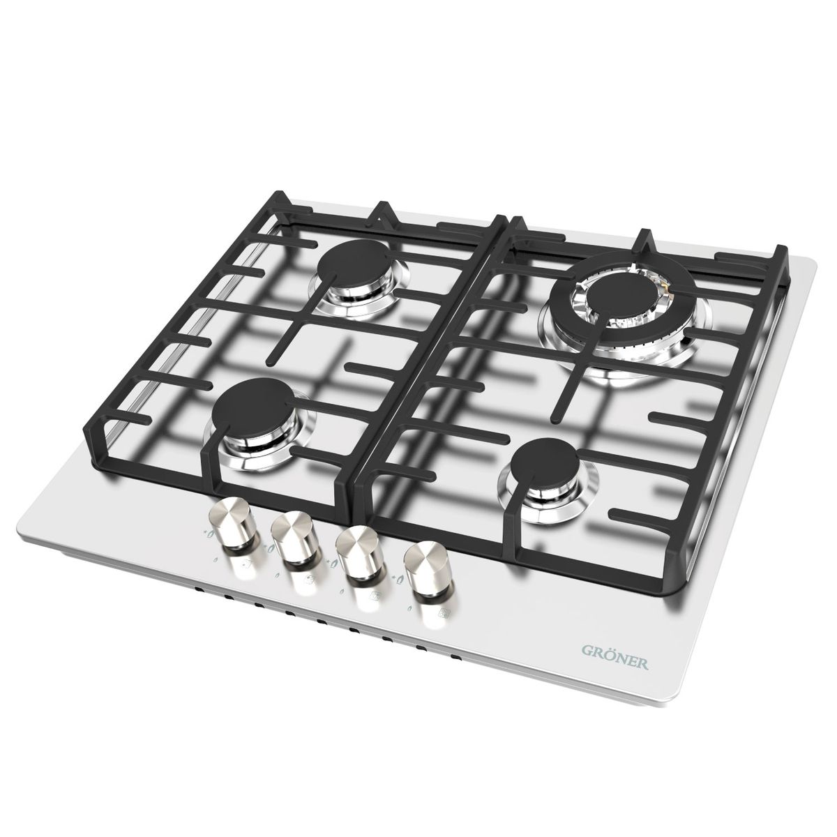 GRONER - Encimera A Gas  Gröner Inox 4Q