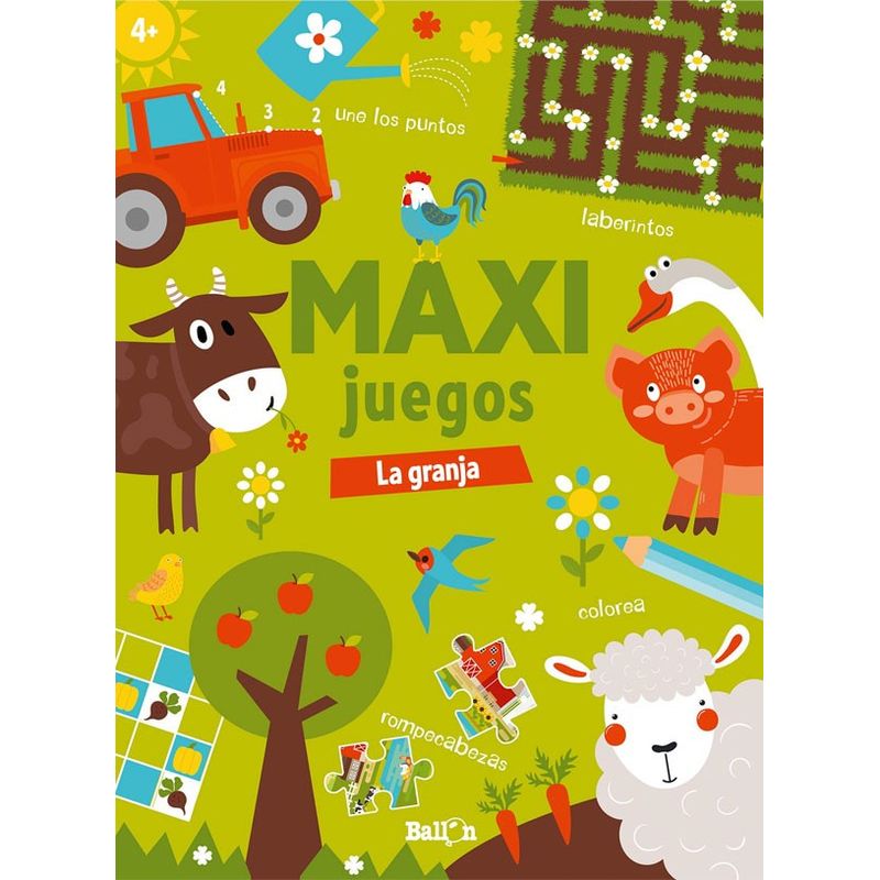 EDITORIAL CONTRAPUNTO - Libro Maxi Juegos - La Granja