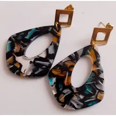 CATHALIFAUDJOYAS - Aros acrilico acero