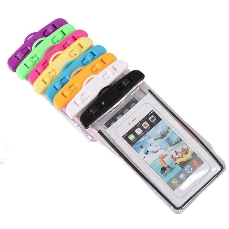 GENERICO - Funda Impermeable Sumergible Celular Prueba Agua Universal