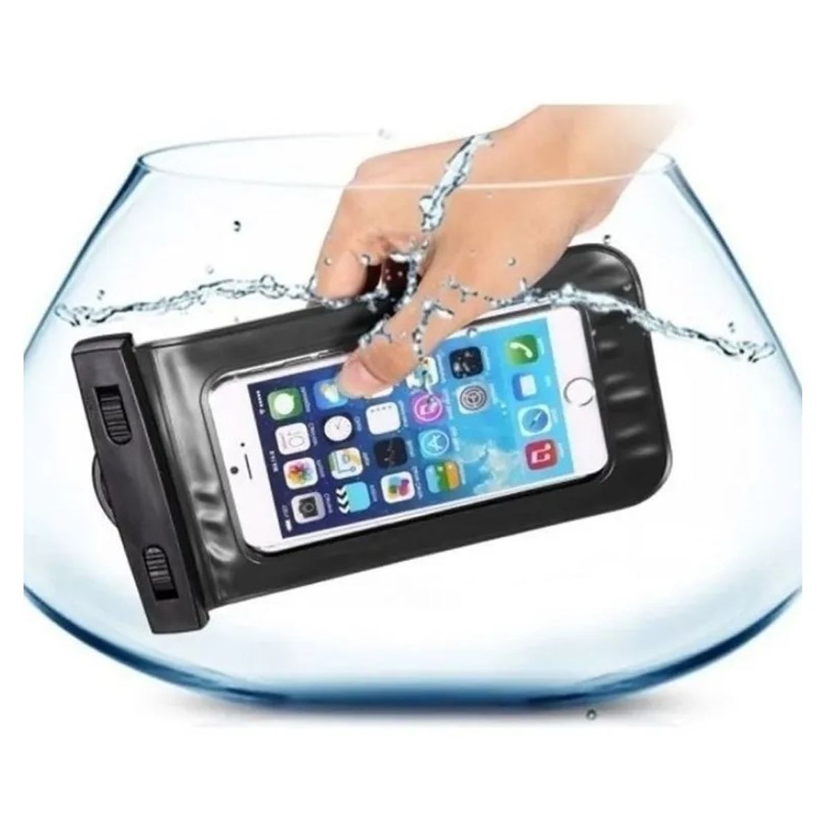 GENERICO - Funda Impermeable Sumergible Celular Prueba Agua Universal