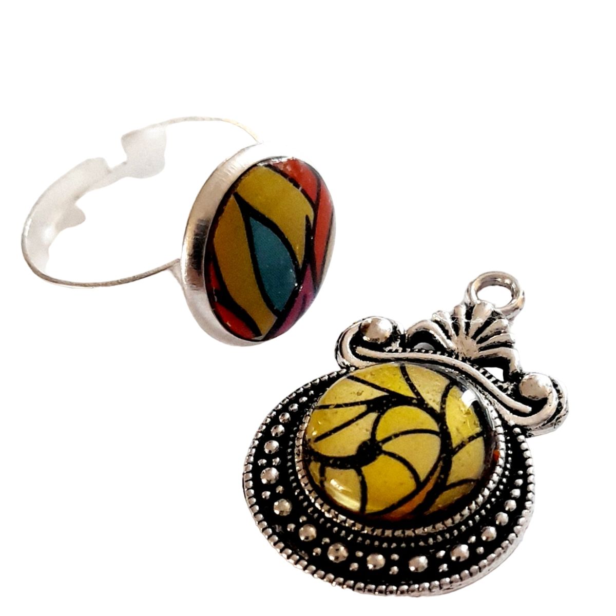 CATHALIFAUDJOYAS - Conjunto resina CathalifaudJoyas