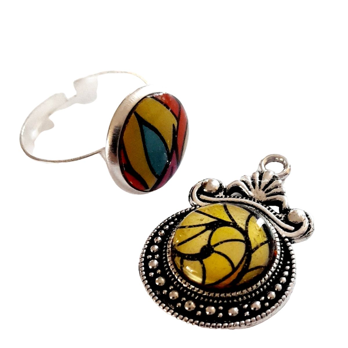 CATHALIFAUDJOYAS - Conjunto resina CathalifaudJoyas
