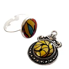 CATHALIFAUDJOYAS - Conjunto resina