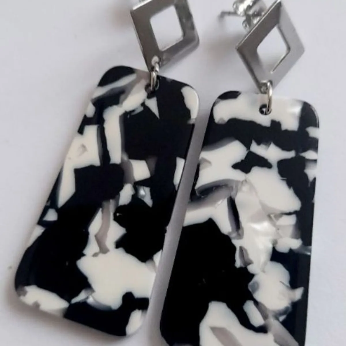 CATHALIFAUDJOYAS - Aros acrilico acero CathalifaudJoyas