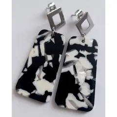CATHALIFAUDJOYAS - Aros acrilico acero