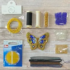 MARTIN BORDADOR - Kit de Bordado Mariposa en Pedrería clase online.