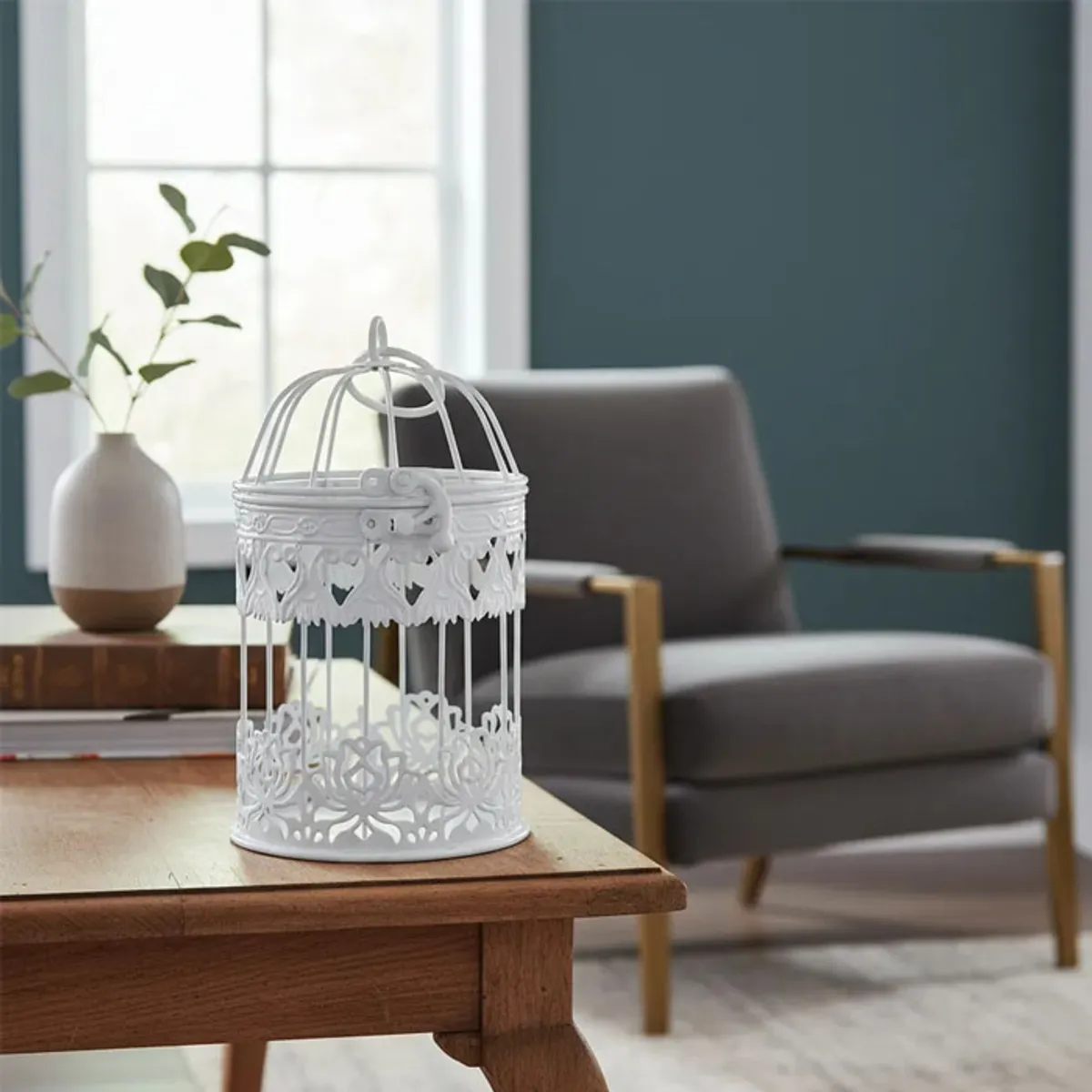 BRIC - Jaula Blanca Decorativa