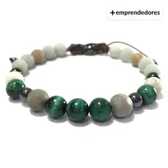 BRANGUS - Pulsera piedras naturales y semipreciosas unisex