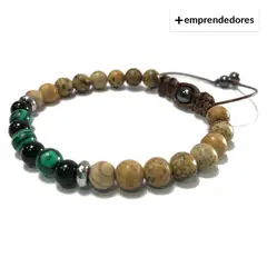 BRANGUS - Pulsera piedras naturales y semipreciosas unisex