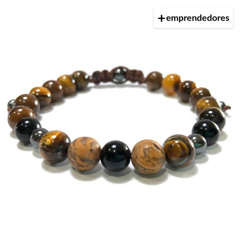 BRANGUS - Pulsera piedras naturales y semipreciosas unisex