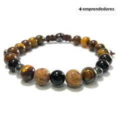 BRANGUS - Pulsera piedras naturales y semipreciosas unisex
