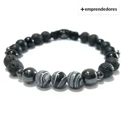 BRANGUS - Pulsera piedras naturales y semipreciosas unisex