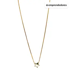 MUSA ACCESORIOS - Collar estrella vermeil