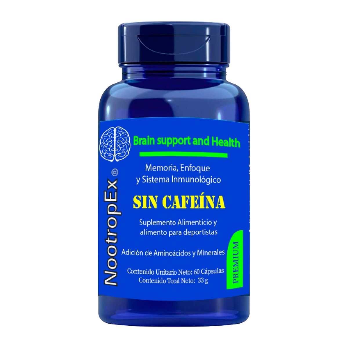 NOOTROPEX - NOOTRÓPICO NOOTROPEX SIN CAFEINA