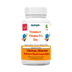 NOOTROPEX - VITAMINA C VITAMINA D3 ZINC