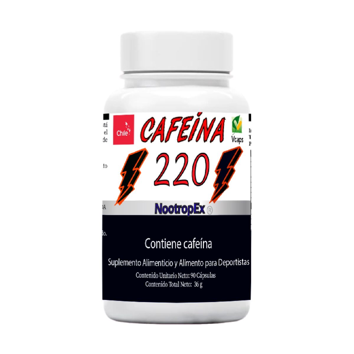 NOOTROPEX - CAFEÍNA 220 MG NOOTROPEX