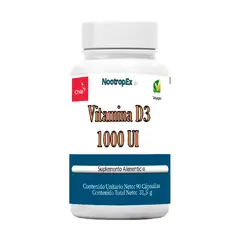 NOOTROPEX - VITAMINA D3 1000 UI 90 CÁPSULAS