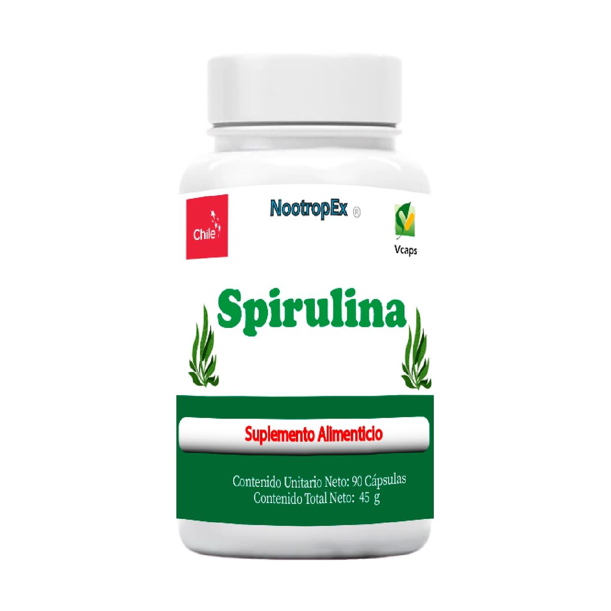 NOOTROPEX - SPIRULINA 500 MG NOOTROPEX