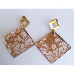 CATHALIFAUDJOYAS - Aros resina craquelados y acero