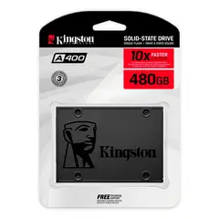 KINGSTON - Disco Solido SSD Interno A400 480gb 6Gb/s 500MB/s.