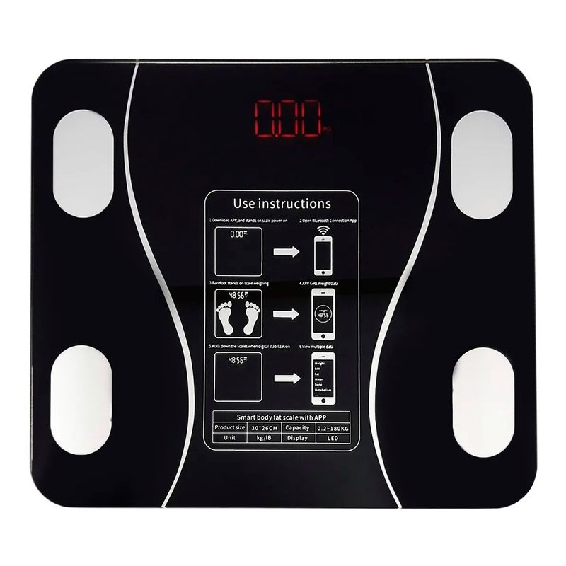 MOVILLANO - Balanza Baño Digital Bluetooth Inteligente Peso Grasa Imc